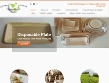 Tablet Screenshot of greenplatesingapore.com
